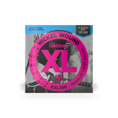 D'Addario EXL150 Regular Light 12-String Electric Guitar Strings 10s