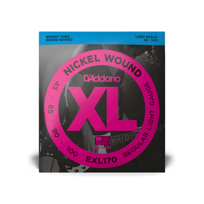 D'Addario Nickel Wound EXL170 Regular Light (45-100)