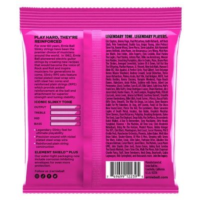 Ernie Ball Regular Slinky RPS Nickel Wound Electric Guitar Strings 9-42 Gauge