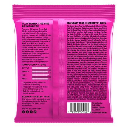 Ernie Ball Regular Slinky RPS Nickel Wound Electric Guitar Strings 9-42 Gauge