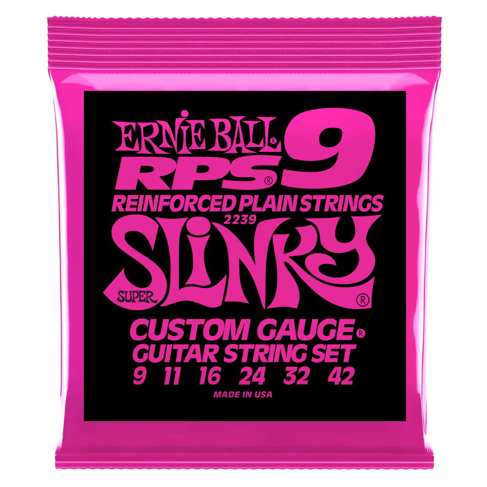 Ernie Ball Regular Slinky RPS Nickel Wound Electric Guitar Strings 9-42 Gauge