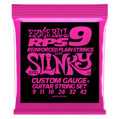 Ernie Ball Regular Slinky RPS Nickel Wound Electric Guitar Strings 9-42 Gauge