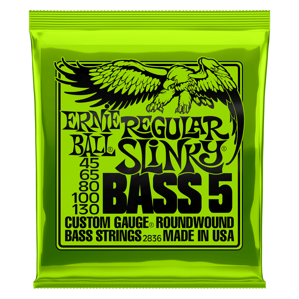 Ernie Ball Regular Slinky Nickel Wound 5-String Bass (45-130)