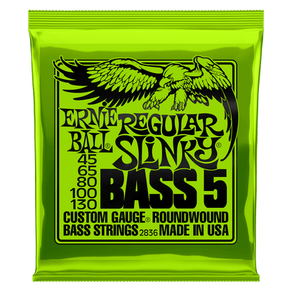 Ernie Ball Regular Slinky Nickel Wound 5-String Bass (45-130)