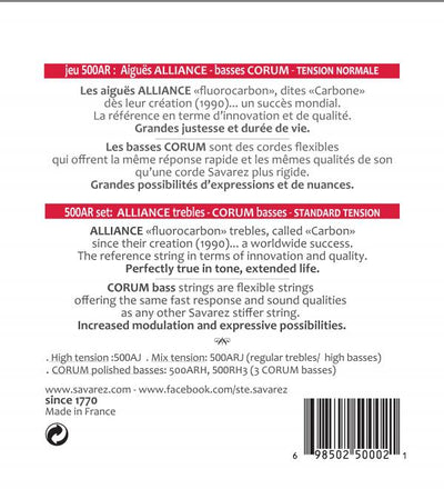 Savarez Alliance Corum Normal Tension 500AR