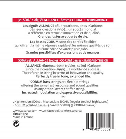 Savarez Alliance Corum Normal Tension 500AR