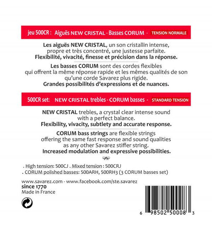 Savarez New Cristal Corum Normal Tension 500CR